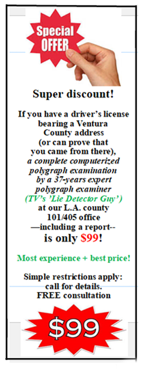discount price on a Ventura polygraph Oxnard